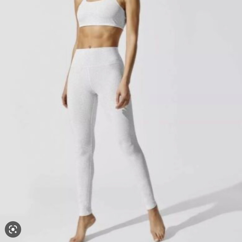 Alo yoga vapor leopard print leggings